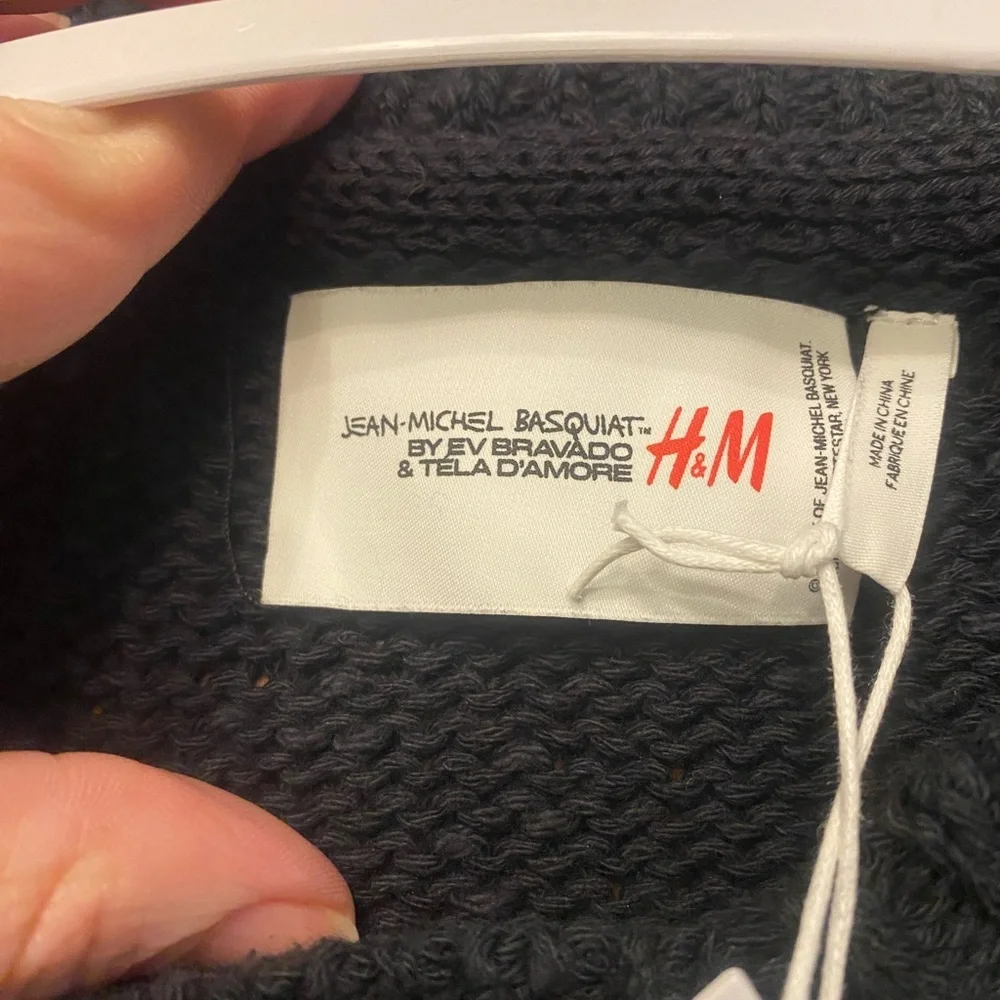 H&M X Jean-Michel Basquiat El Bravado & Tela D’Amore Sweater